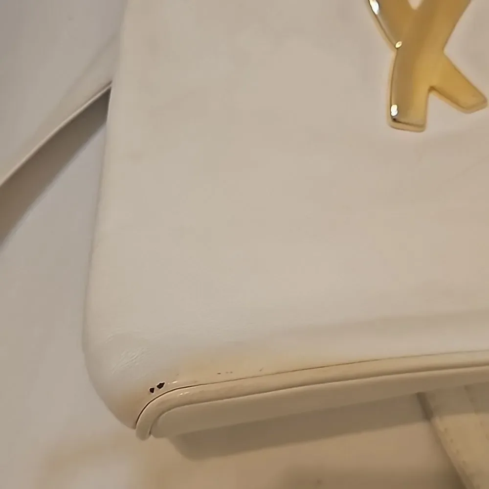 Paloma Picasso White Leather 2-Way Bag